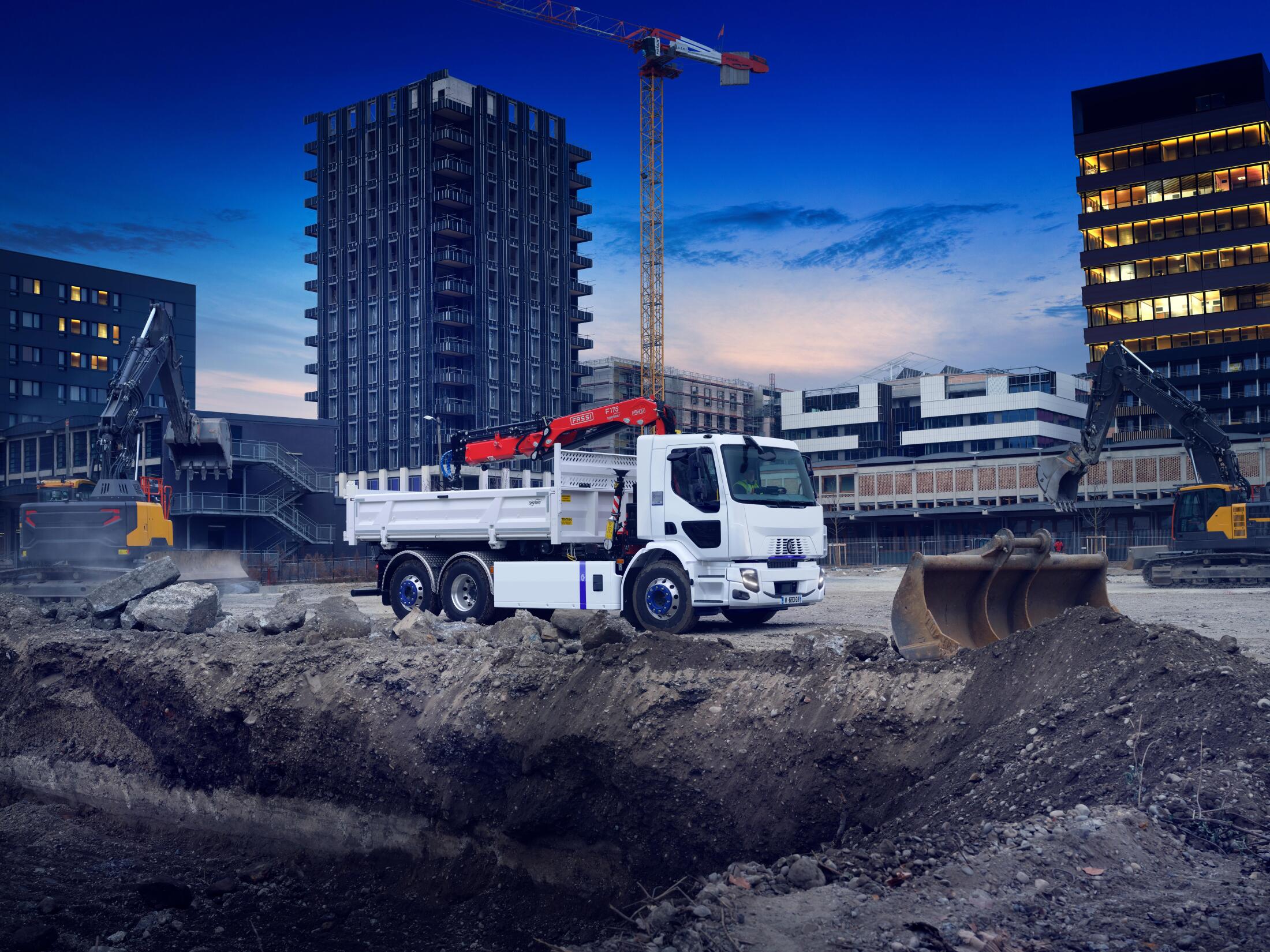 Renault Trucks E-Tech D Wide - new facelift wiht GSR equipment (General safety equipment)