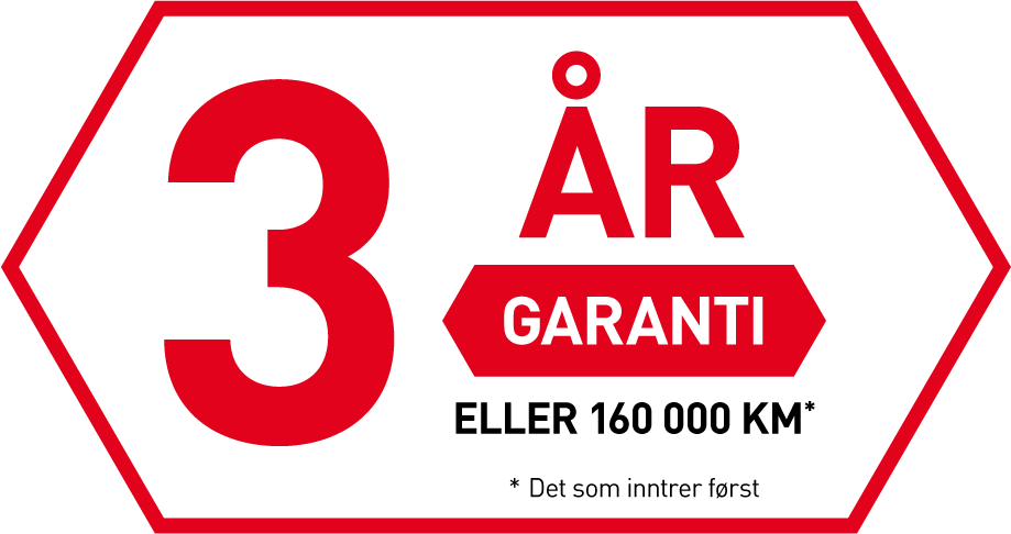 3 år garanti