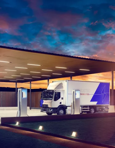 Renault Trucks D E-Tech charging