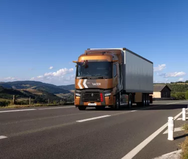 Renault Trucks T Smart Racer on the road