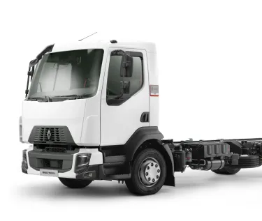 Renault Trucks D, picture taken on a white background